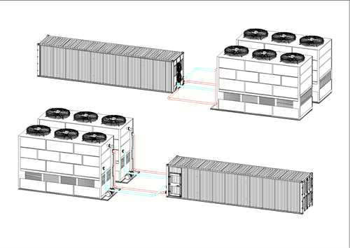XINK KE Ant water-cooled server 420-seat 40-foot container