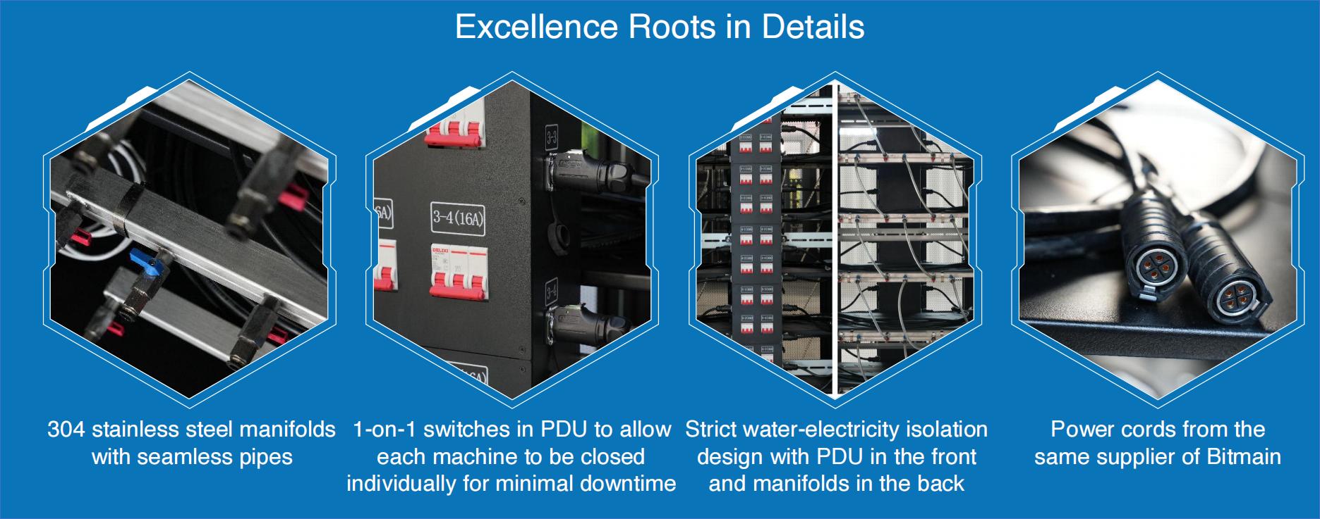 Xinke Hydro-cooling 12-position Rack for Antminer