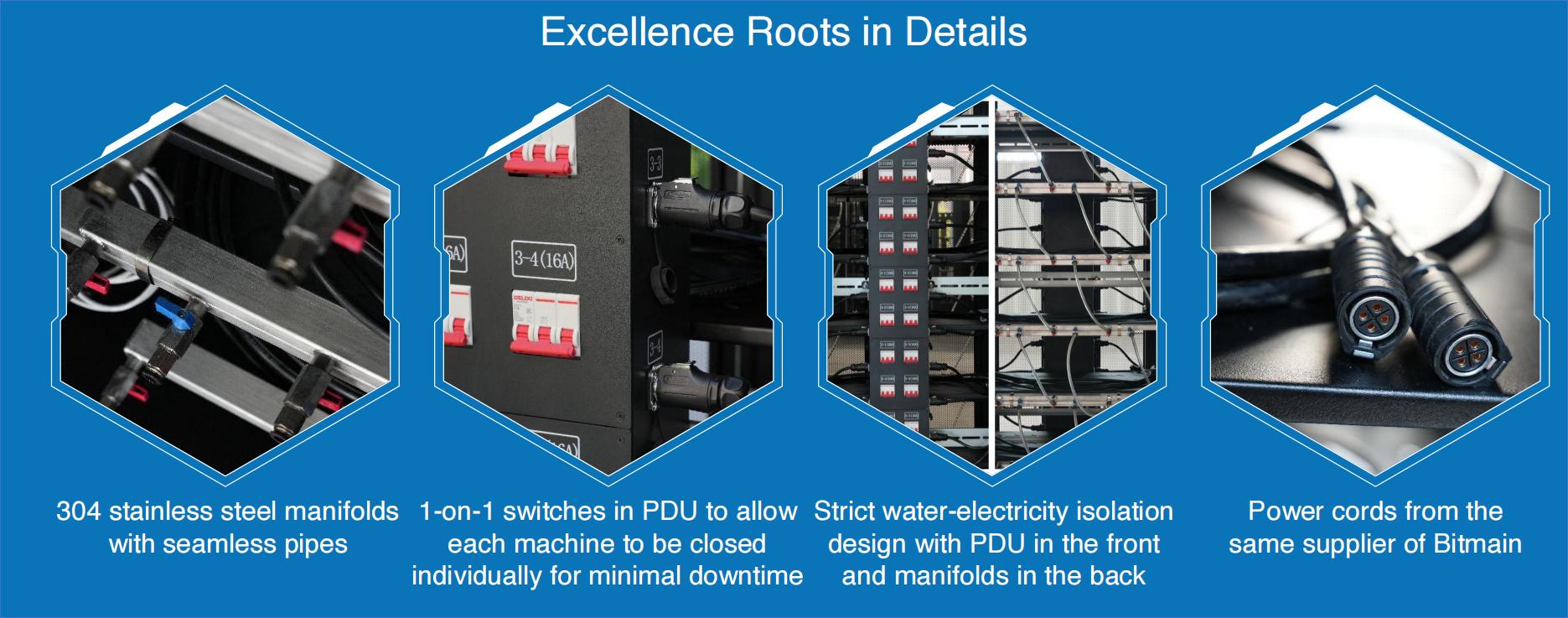 Xinke Hydro-cooling 36-position Rack for Antminer
