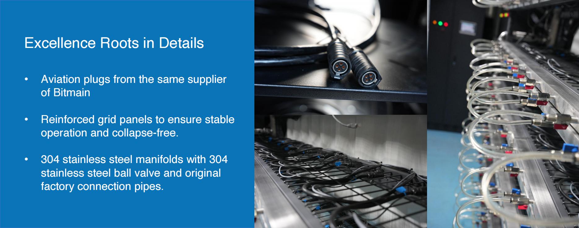 Xinke 210/240-position Liquid Cooling Container for Antminer
