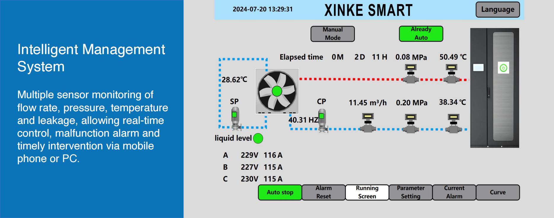 Xinke 210/240-position Liquid Cooling Container for Antminer