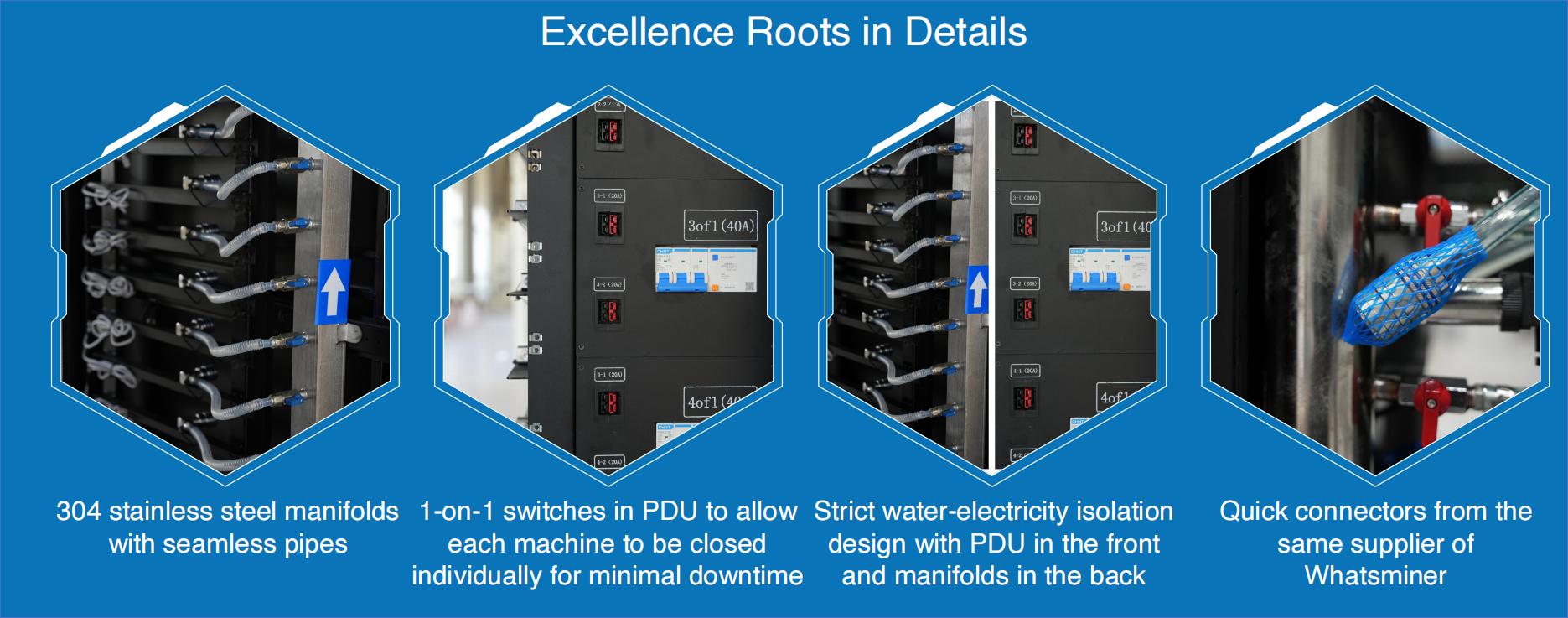 Xinke 20-Position Liquid Cooling Cabinet for Whatsminer